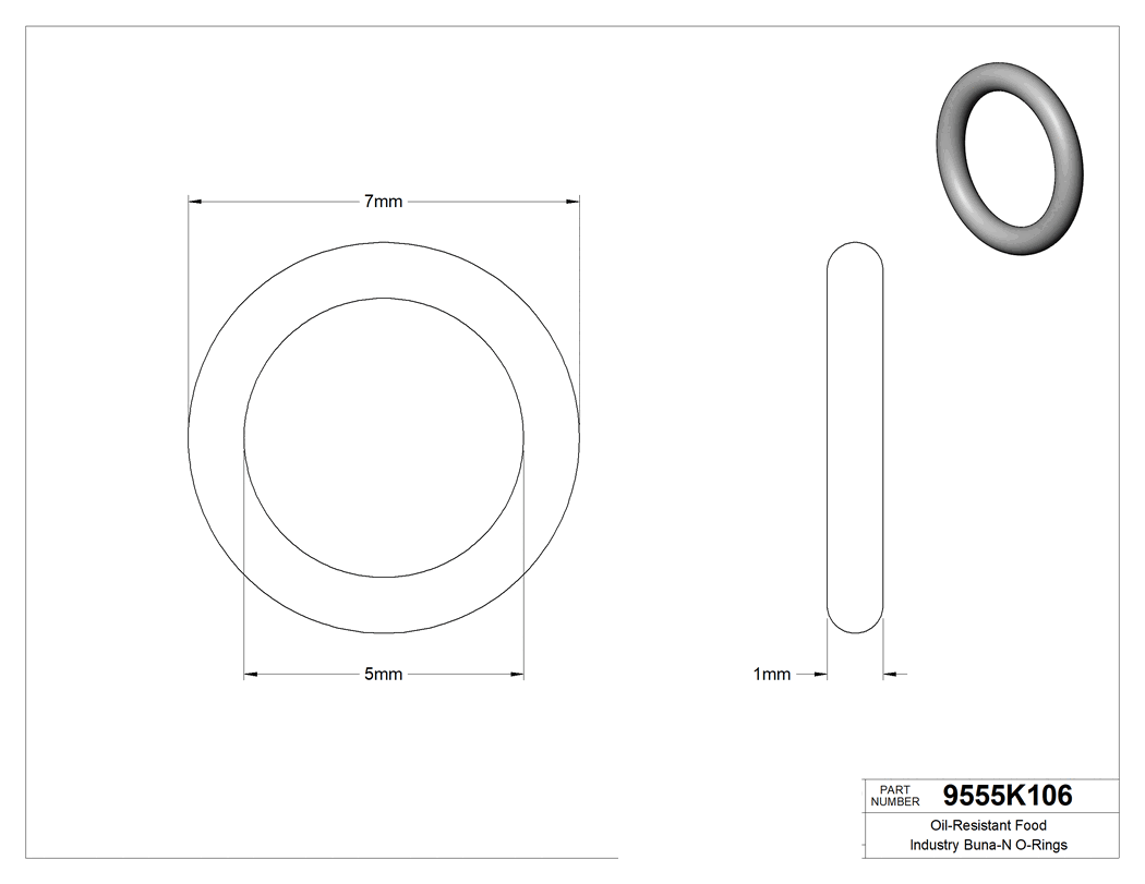 Technical drawing - 9555K106